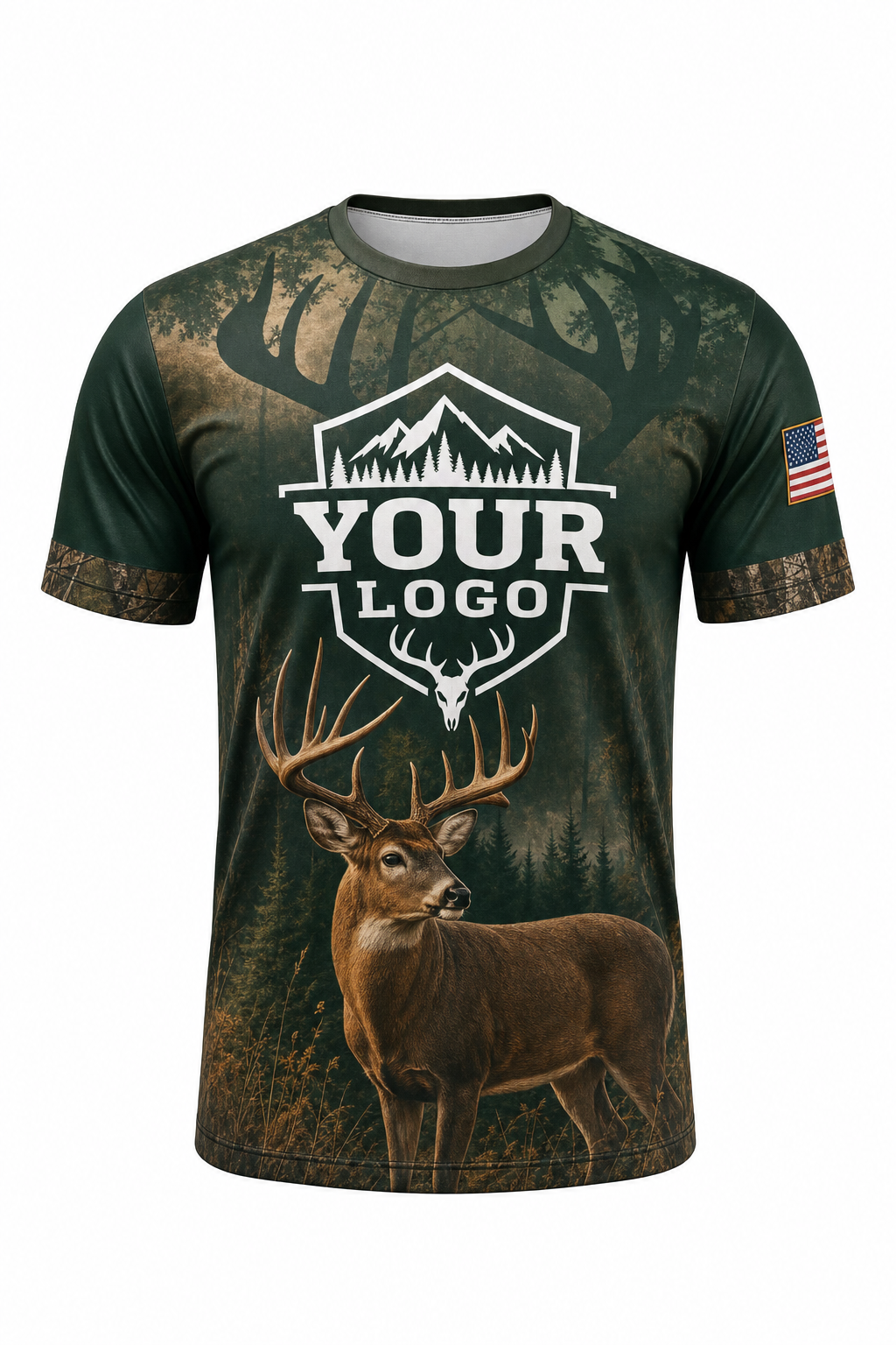 Forest Buck — Hunting-Guide Crew Uniform (Custom AOP)