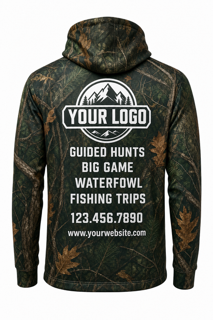 Forest Camo Texture — Hunting-Guide Crew Uniform (Custom AOP)