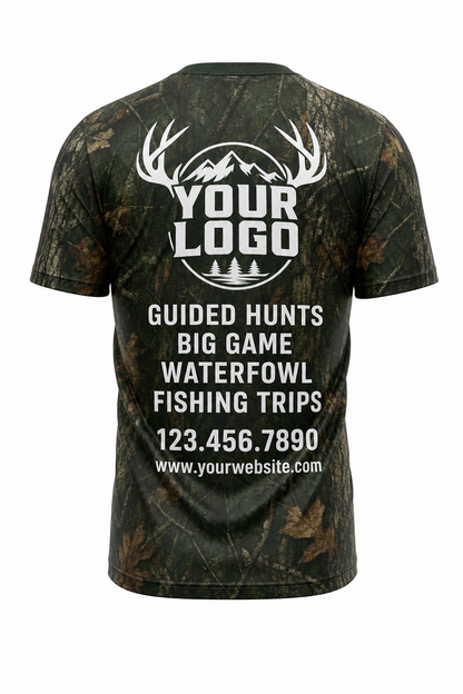 Forest Camo Texture — Hunting-Guide Crew Uniform (Custom AOP)