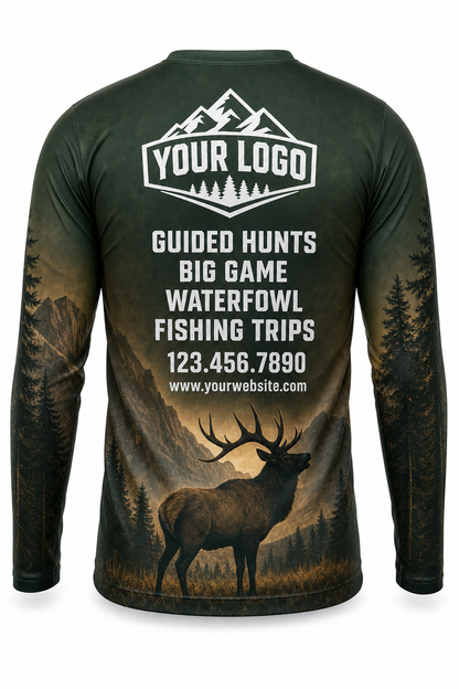 Forest Elk — Hunting-Guide Crew Uniform (Custom AOP)