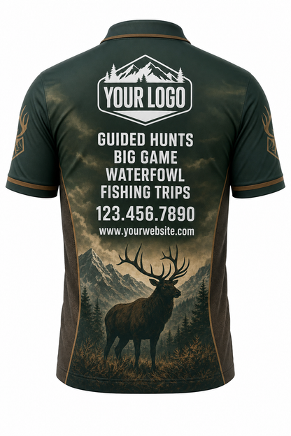 Forest Elk — Hunting-Guide Crew Uniform (Custom AOP)