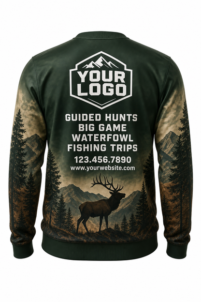 Forest Elk — Hunting-Guide Crew Uniform (Custom AOP)