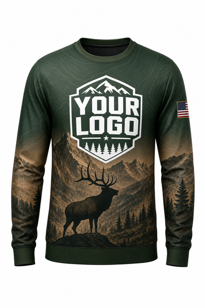 Forest Elk — Hunting-Guide Crew Uniform (Custom AOP)