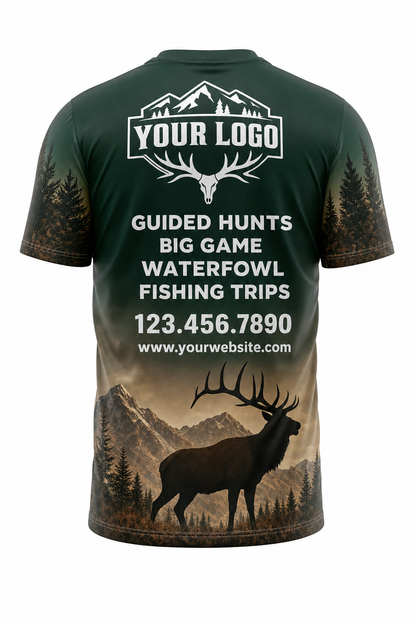 Forest Elk — Hunting-Guide Crew Uniform (Custom AOP)