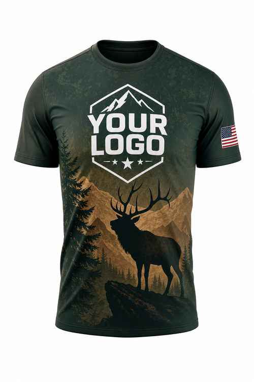 Forest Elk — Hunting-Guide Crew Uniform (Custom AOP)