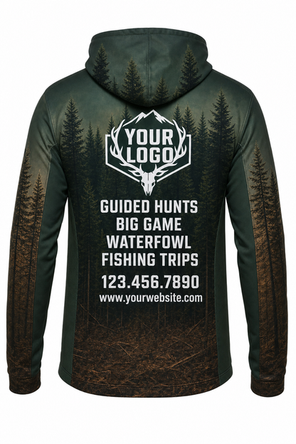Forest Pine Forest — Hunting-Guide Crew Uniform (Custom AOP)