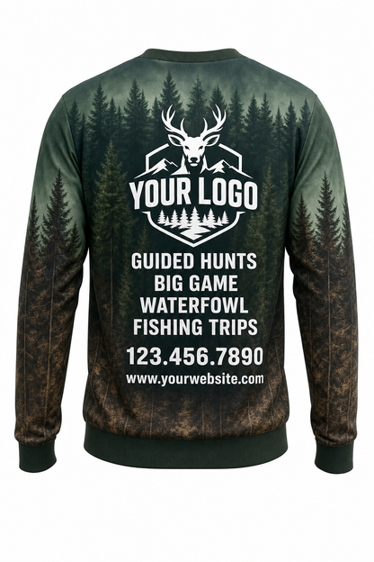 Forest Pine Forest — Hunting-Guide Crew Uniform (Custom AOP)