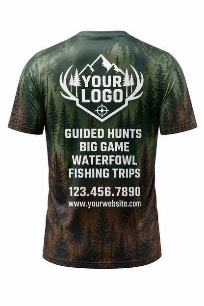 Forest Pine Forest — Hunting-Guide Crew Uniform (Custom AOP)