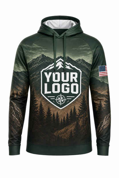 Forest Mountain Ridge — Hunting-Guide Crew Uniform (Custom AOP)
