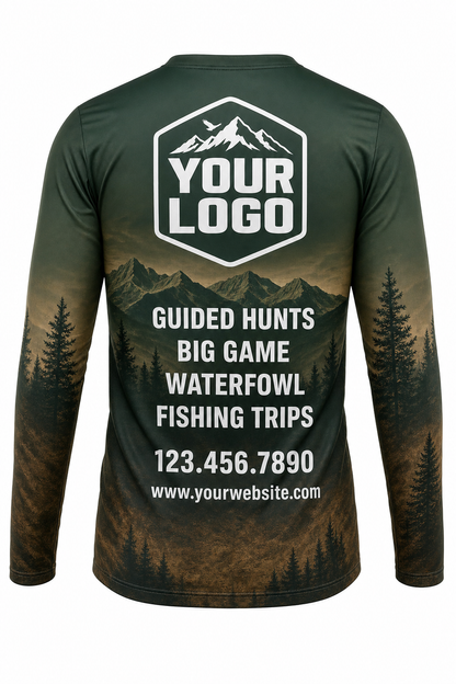 Forest Mountain Ridge — Hunting-Guide Crew Uniform (Custom AOP)