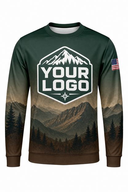 Forest Mountain Ridge — Hunting-Guide Crew Uniform (Custom AOP)