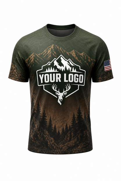 Forest Mountain Ridge — Hunting-Guide Crew Uniform (Custom AOP)