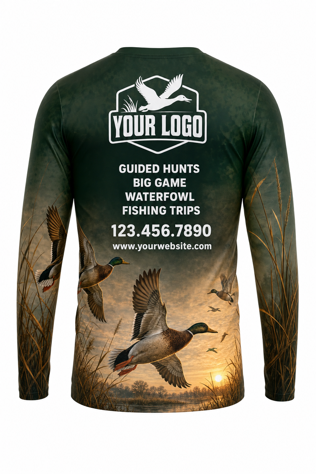 Forest Waterfowl — Hunting-Guide Crew Uniform (Custom AOP)