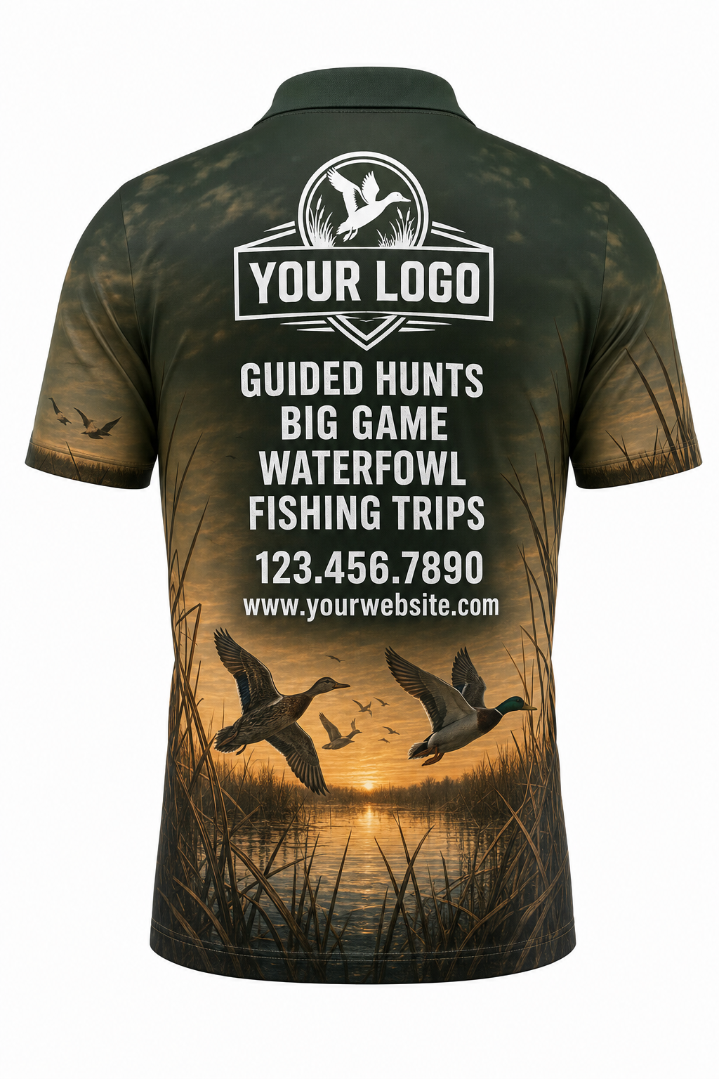 Forest Waterfowl — Hunting-Guide Crew Uniform (Custom AOP)