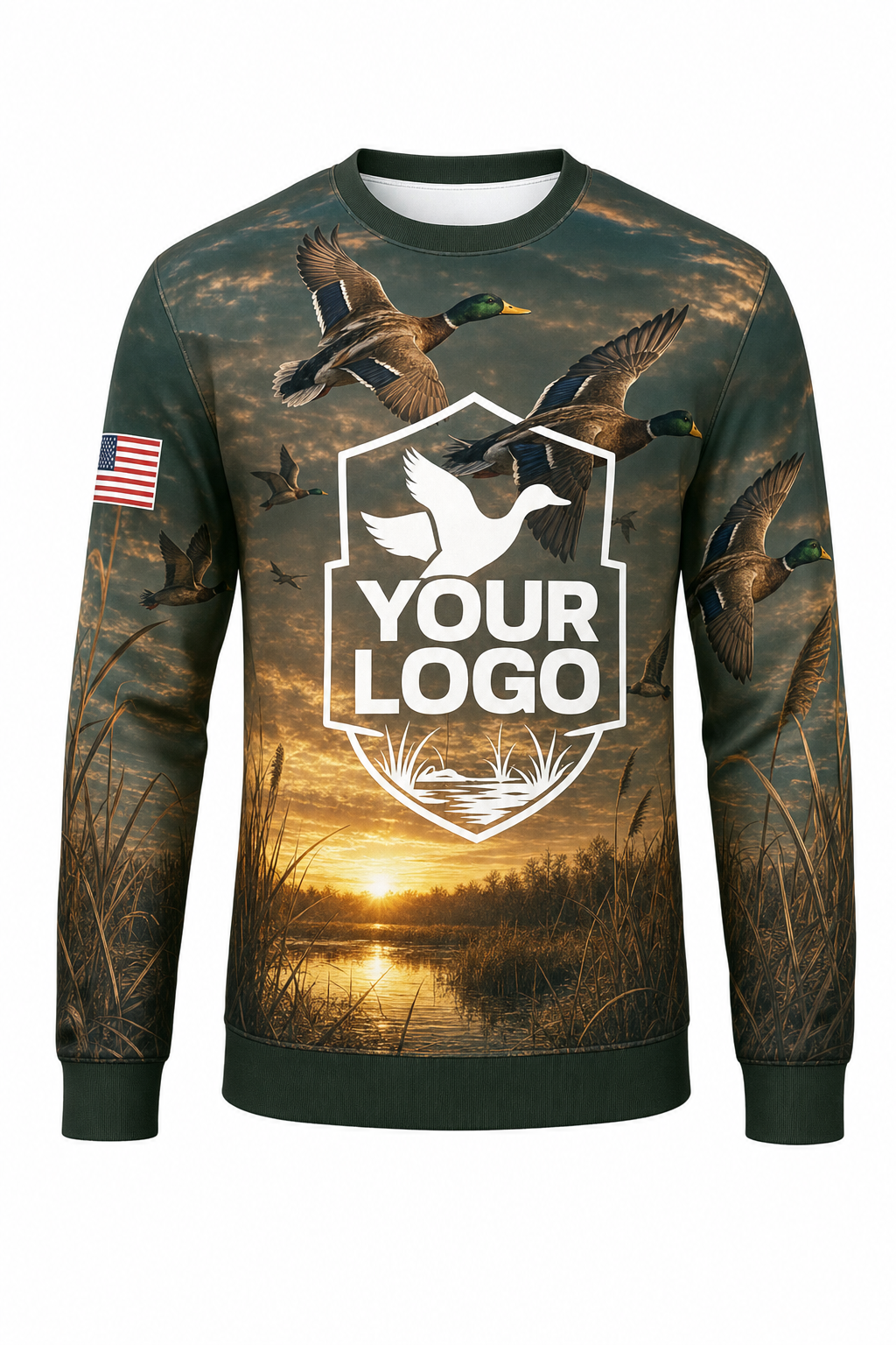 Forest Waterfowl — Hunting-Guide Crew Uniform (Custom AOP)