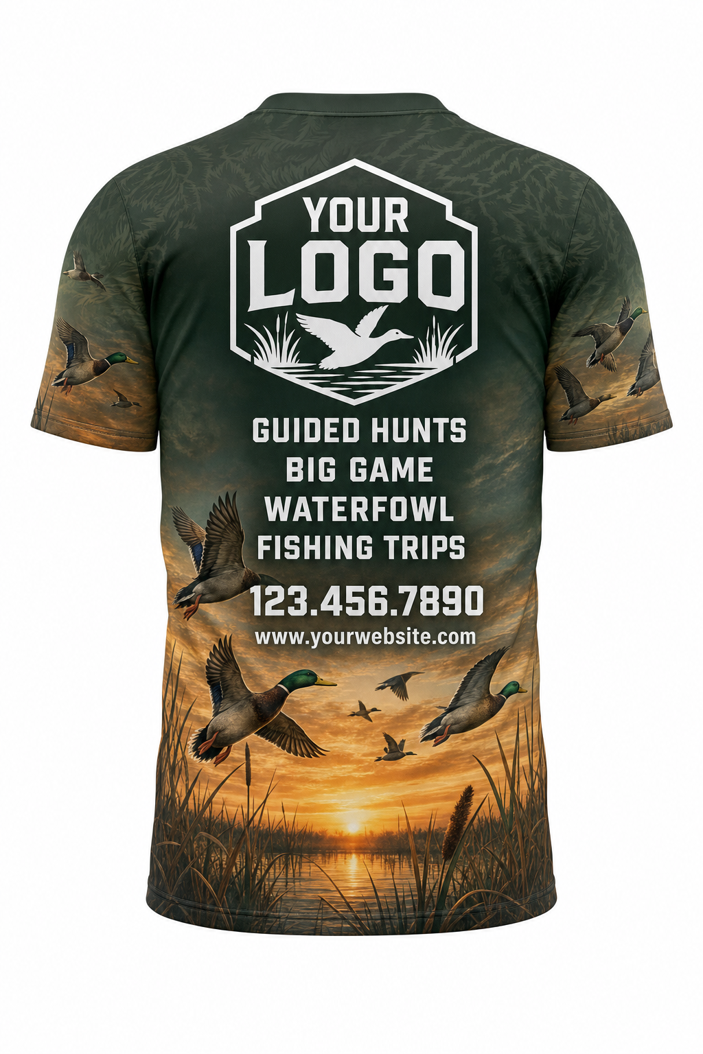 Forest Waterfowl — Hunting-Guide Crew Uniform (Custom AOP)