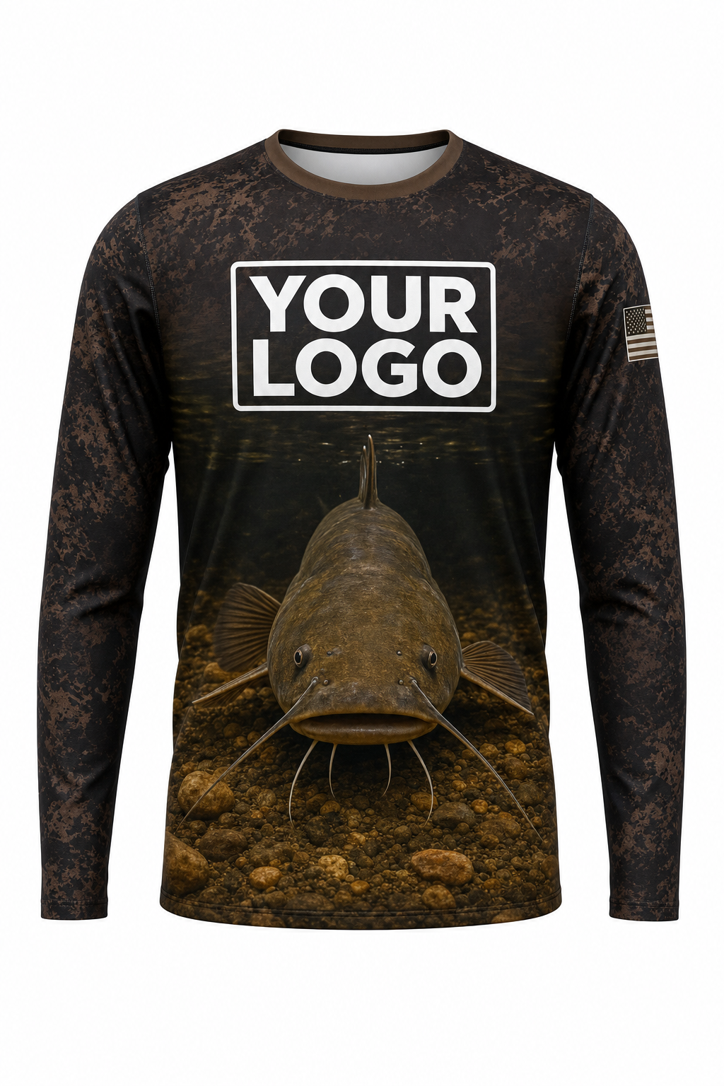 Bullhead Fishing Charter Crew Uniform - custom company logo all-over-print uniform