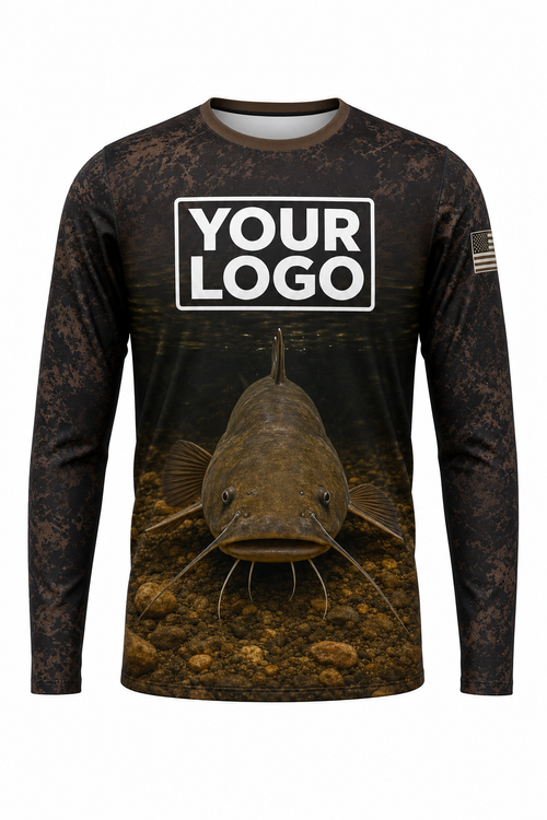 Bullhead Fishing Charter Crew Uniform - custom company logo all-over-print uniform