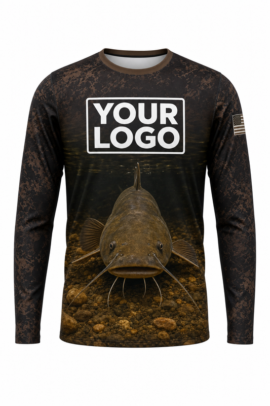 Bullhead Fishing Charter Crew Uniform - custom company logo all-over-print uniform