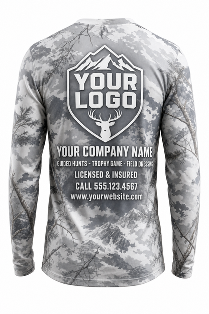 Mountain Goat Hunting Guide Crew Uniform - custom company logo all-over-print uniform