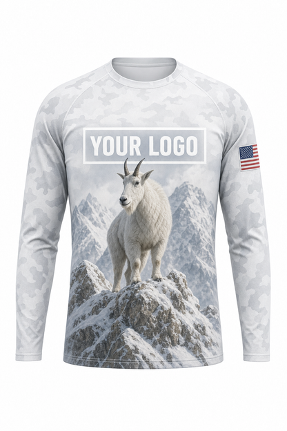 Mountain Goat Hunting Guide Crew Uniform - custom company logo all-over-print uniform
