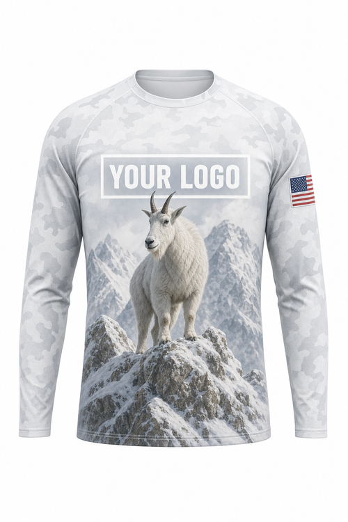 Mountain Goat Hunting Guide Crew Uniform - custom company logo all-over-print uniform