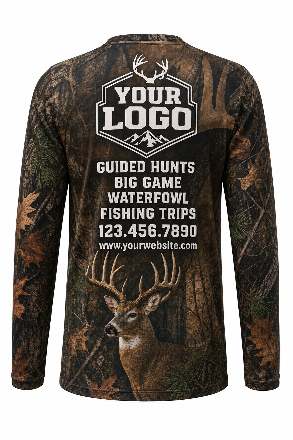 Realtree Buck — Hunting-Guide Crew Uniform (Custom AOP)