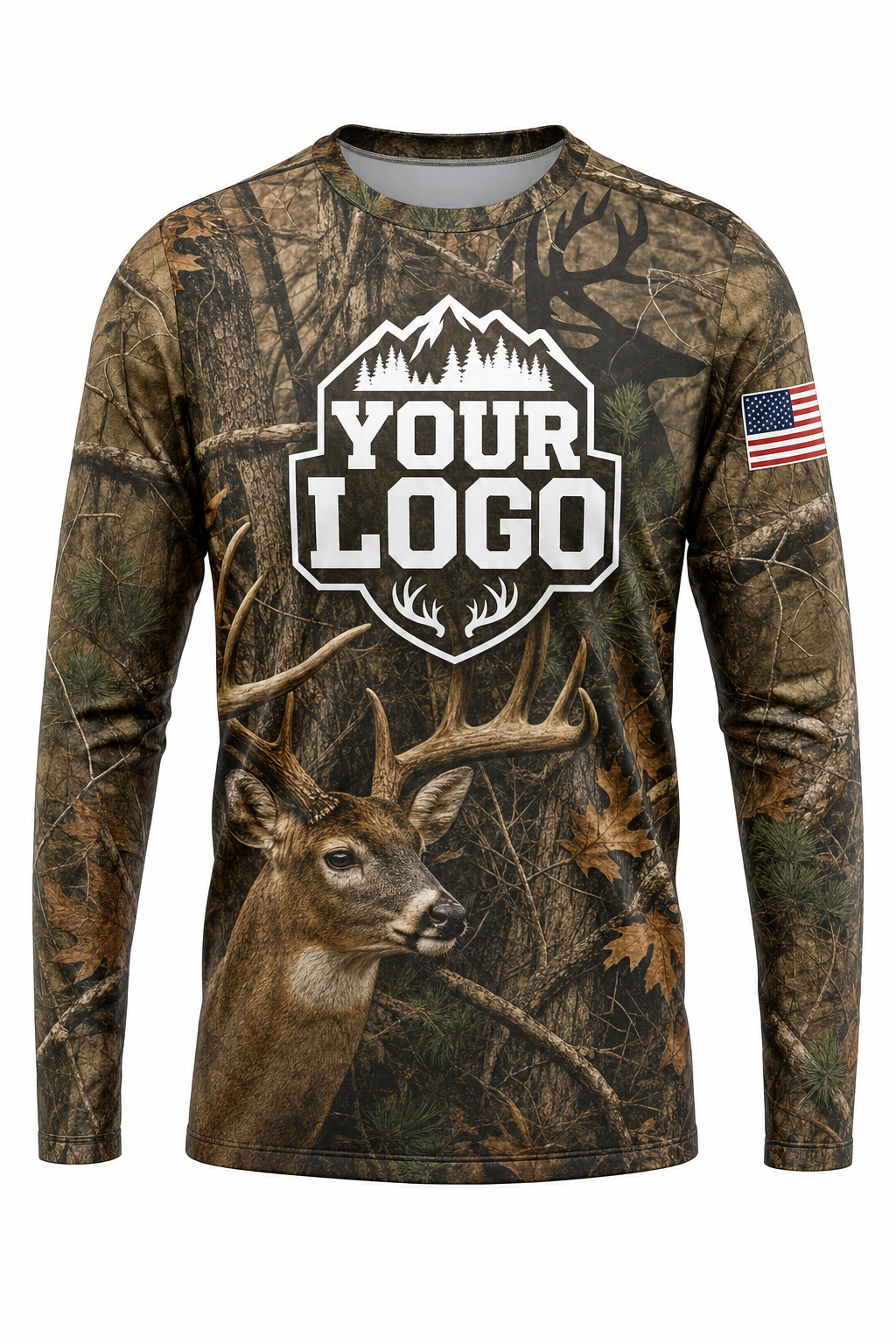 Realtree Buck — Hunting-Guide Crew Uniform (Custom AOP)
