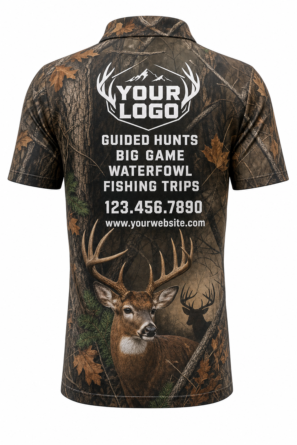 Realtree Buck — Hunting-Guide Crew Uniform (Custom AOP)
