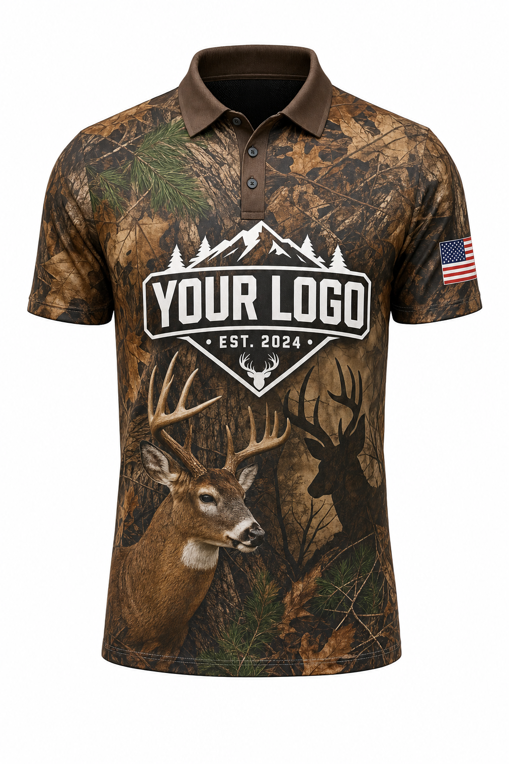 Realtree Buck — Hunting-Guide Crew Uniform (Custom AOP)