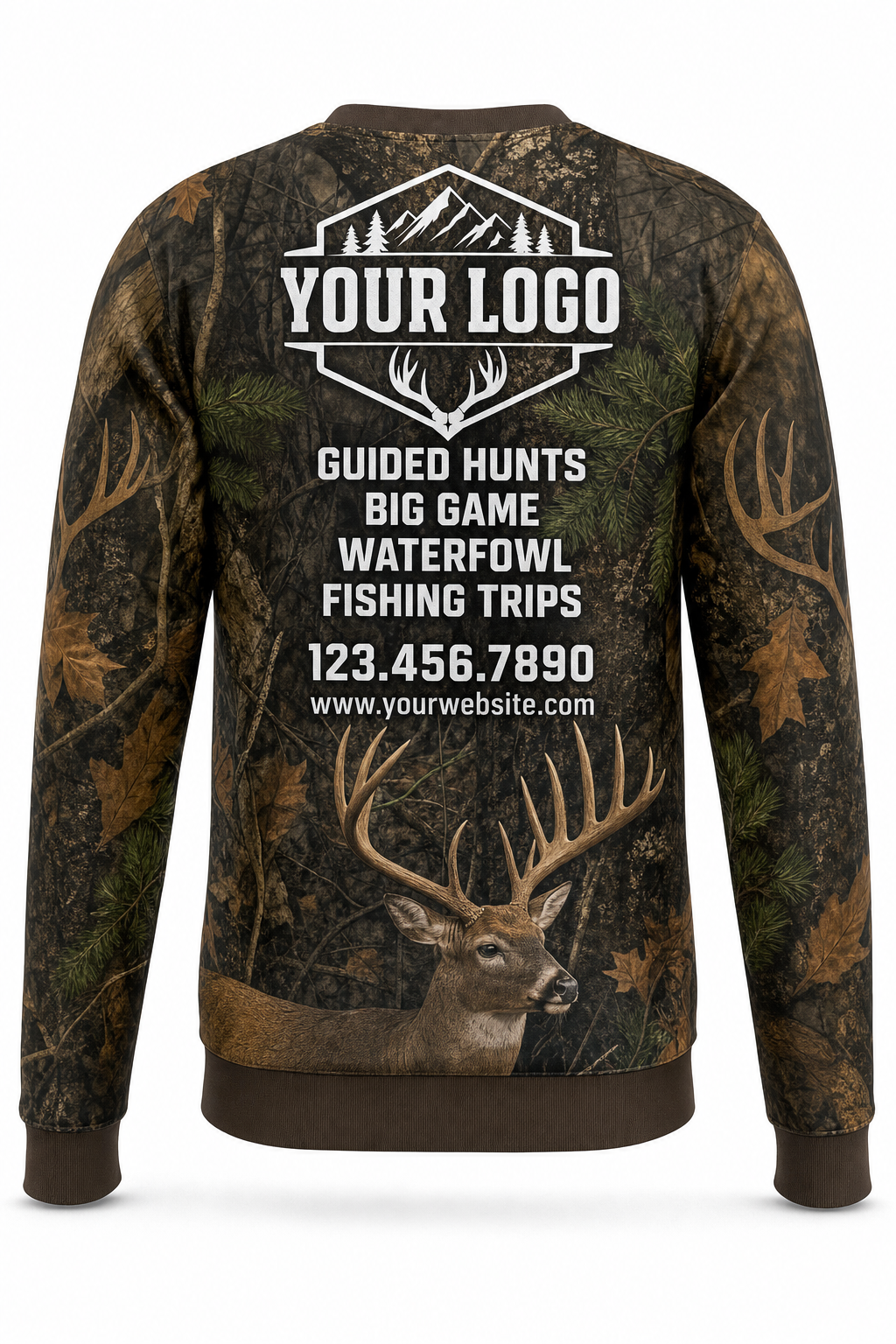 Realtree Buck — Hunting-Guide Crew Uniform (Custom AOP)