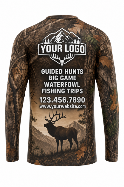 Realtree Elk — Hunting-Guide Crew Uniform (Custom AOP)