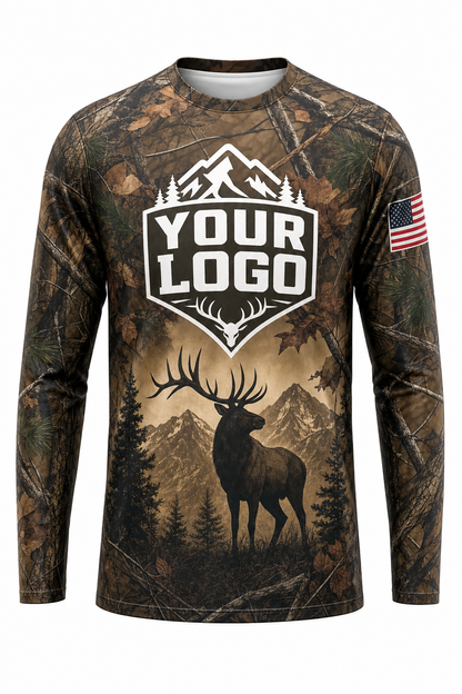Realtree Elk — Hunting-Guide Crew Uniform (Custom AOP)