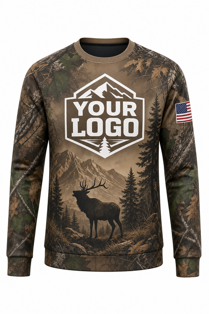 Realtree Elk — Hunting-Guide Crew Uniform (Custom AOP)