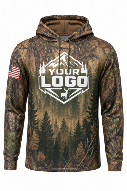 Realtree Pine Forest — Hunting-Guide Crew Uniform (Custom AOP)