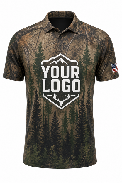 Realtree Pine Forest — Hunting-Guide Crew Uniform (Custom AOP)