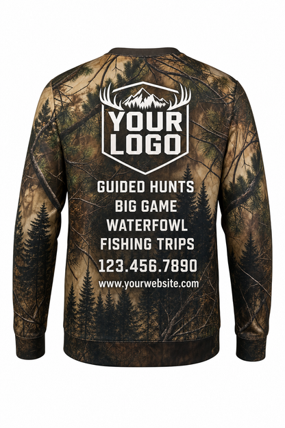 Realtree Pine Forest — Hunting-Guide Crew Uniform (Custom AOP)