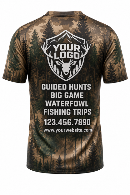 Realtree Pine Forest — Hunting-Guide Crew Uniform (Custom AOP)