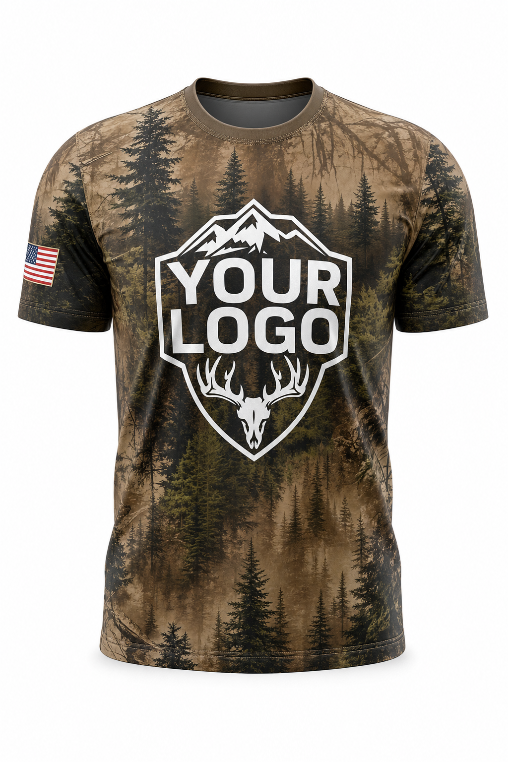 Realtree Pine Forest — Hunting-Guide Crew Uniform (Custom AOP)
