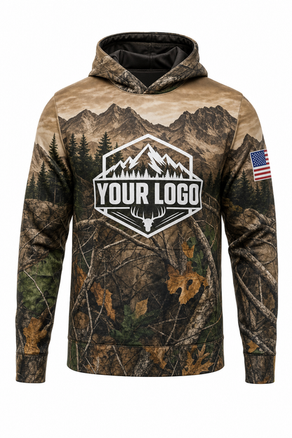 Realtree Mountain Ridge — Hunting-Guide Crew Uniform (Custom AOP)