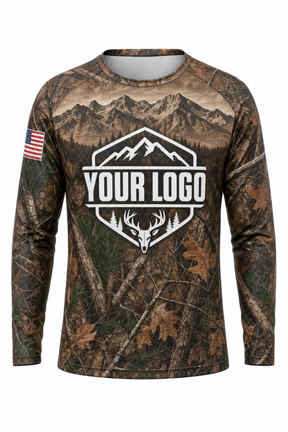 Realtree Mountain Ridge — Hunting-Guide Crew Uniform (Custom AOP)