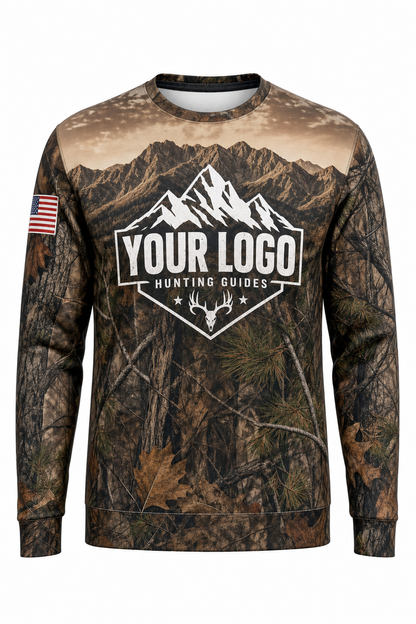 Realtree Mountain Ridge — Hunting-Guide Crew Uniform (Custom AOP)