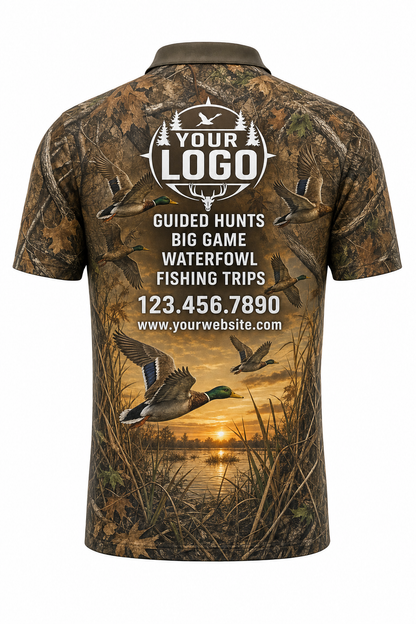 Realtree Waterfowl — Hunting-Guide Crew Uniform (Custom AOP)