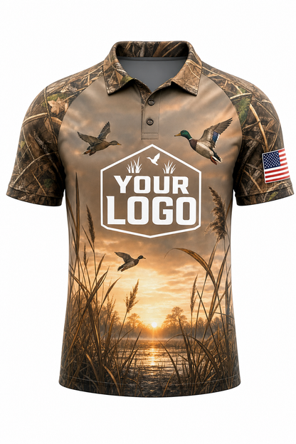 Realtree Waterfowl — Hunting-Guide Crew Uniform (Custom AOP)