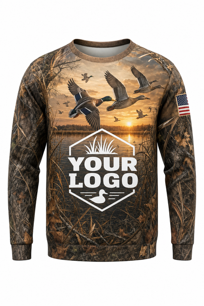 Realtree Waterfowl — Hunting-Guide Crew Uniform (Custom AOP)