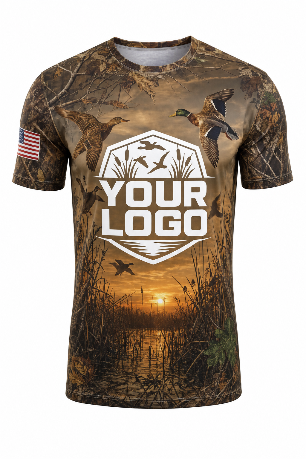 Realtree Waterfowl — Hunting-Guide Crew Uniform (Custom AOP)