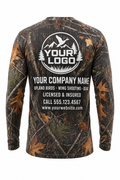 Ruffed Grouse Hunting Guide Crew Uniform - custom company logo all-over-print uniform