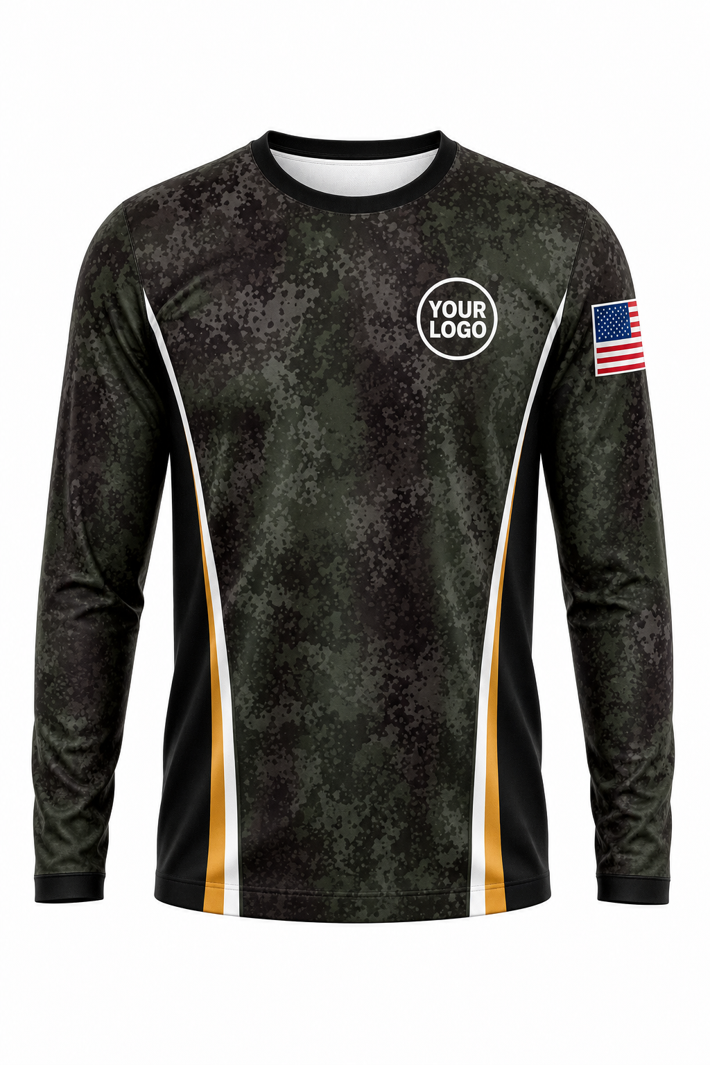 Camo Signature Crew #01 - custom company logo all-over-print uniform