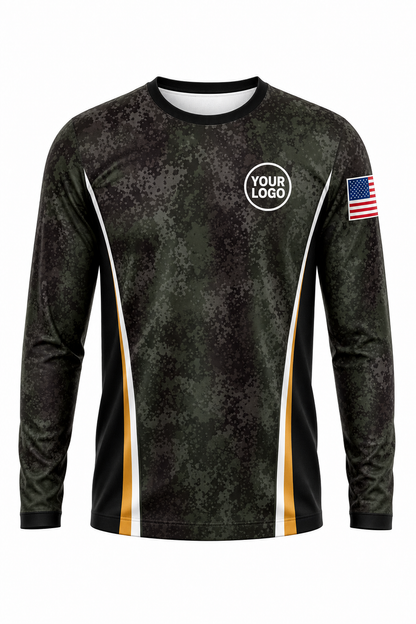 Camo Signature Crew #01 - custom company logo all-over-print uniform