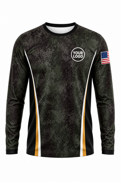 Camo Signature Crew #01 - custom company logo all-over-print uniform